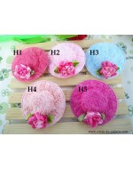 Beautiful Rose Flower Hat Style Hair Clip 